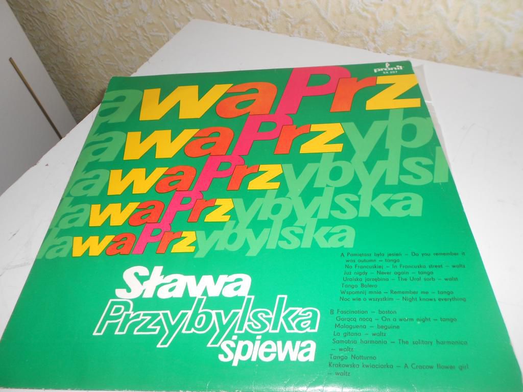 пластинка SLAWA PRZYBYLSKA SINGS HITS - фото фото фото 0