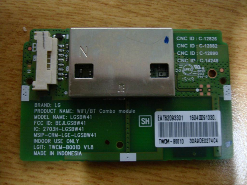 WiFi/BT Combo module LGSBW41 для телевизора LG - фото фото фото 0