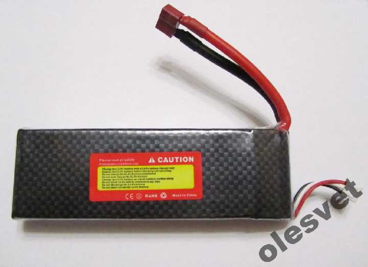 АККУМУЛЯТОРНАЯ БАТАРЕЯ - Li-Po 7,4V 5200 mAh - фото фото фото 3