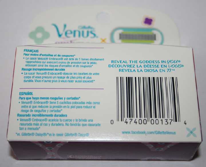 Gillette Venus Embrace упаковка 4 штуки из США! - фото фото фото 1