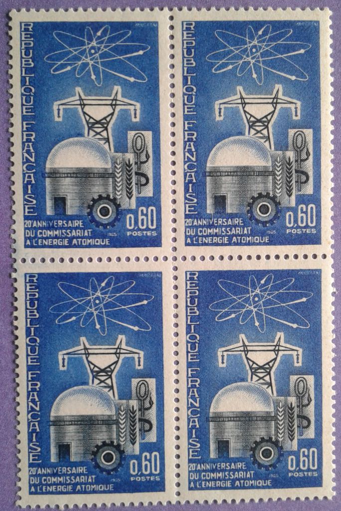 Франция 1965 МАГАТЭ атомная энергия Mi 1526 MNH - фото фото фото 0