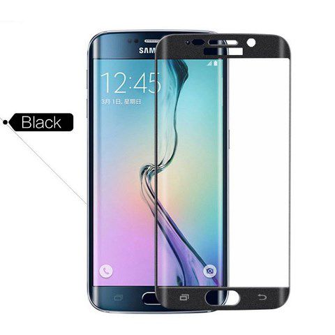 ЗАЩИТНОЕ СТЕКЛО GLASS FULL 3D Samsung S6 Edge G925 black - фото фото фото 1
