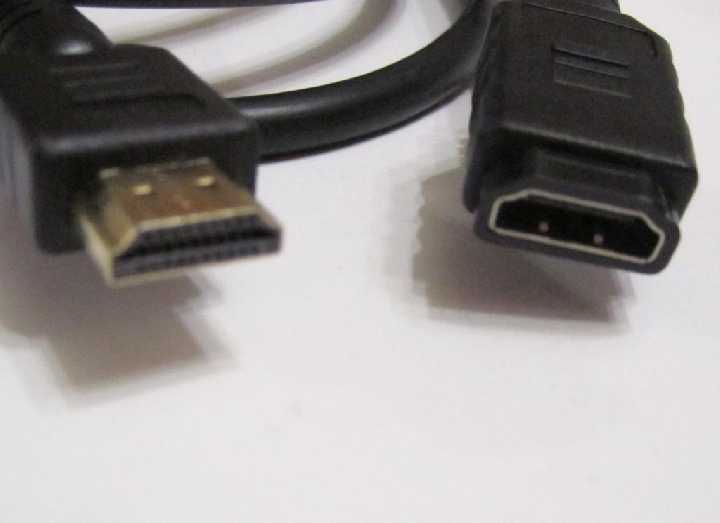 Кабель HDMI папа - HDMI мама + ферритовые кольца - фото фото фото 0