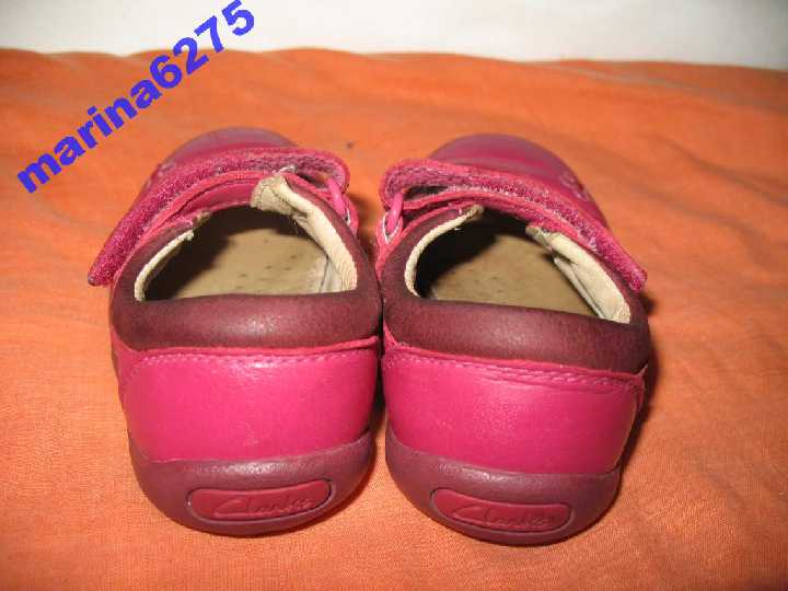 Туфельки 100%нат кожа~Clarks FIRST SHOES~14см - фото фото фото 5