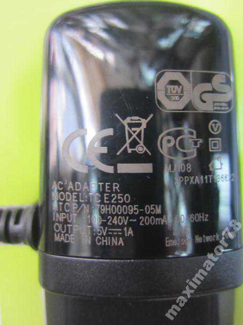 ЗАРЯДКА ЗАРЯДНОЕ HTC E250 МИНИ MINI USB Droid Eris - фото фото фото 2