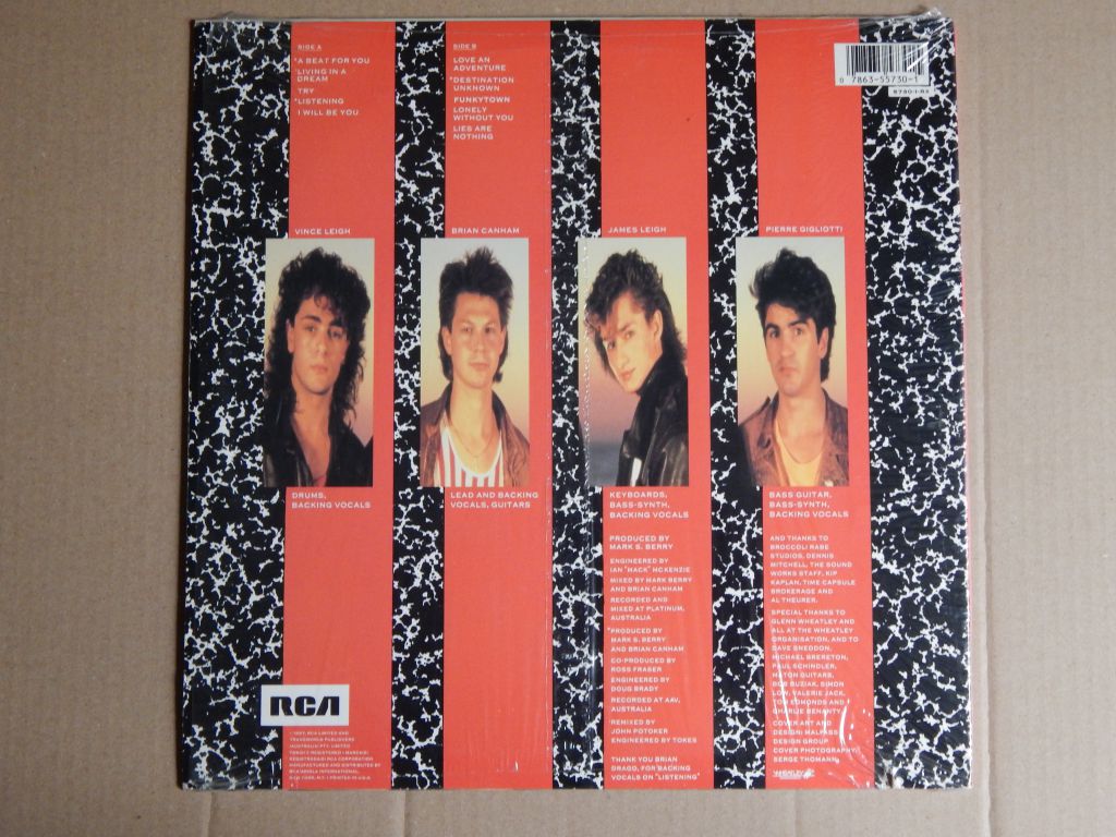 Pseudo Echo ‎– Love An Adventure  (RCA Victor ‎– 5730-1-RX, US) insert NM/NM- - фото фото фото 1