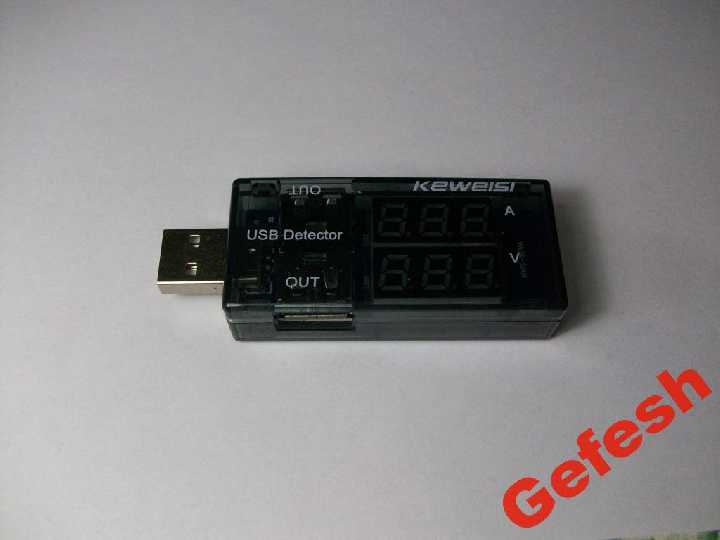 USB тестер зарядки вольтметр амперметр два выхода - фото фото фото 3