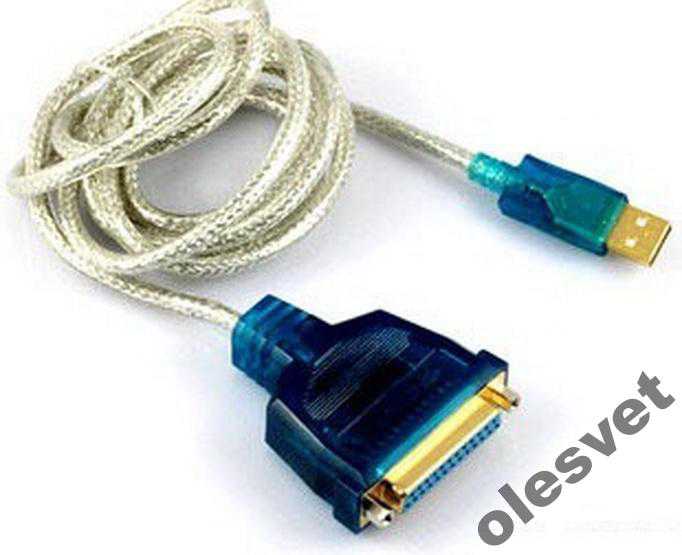 КАБЕЛЬ КОНВЕРТОР  USB - 25 контакный мама - фото фото фото 2