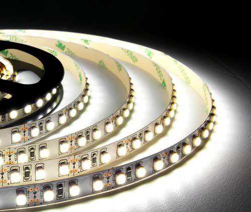 Светодиодная LED лента SMD 2835-120 W белая негерметичная IP20 - фото фото фото 1