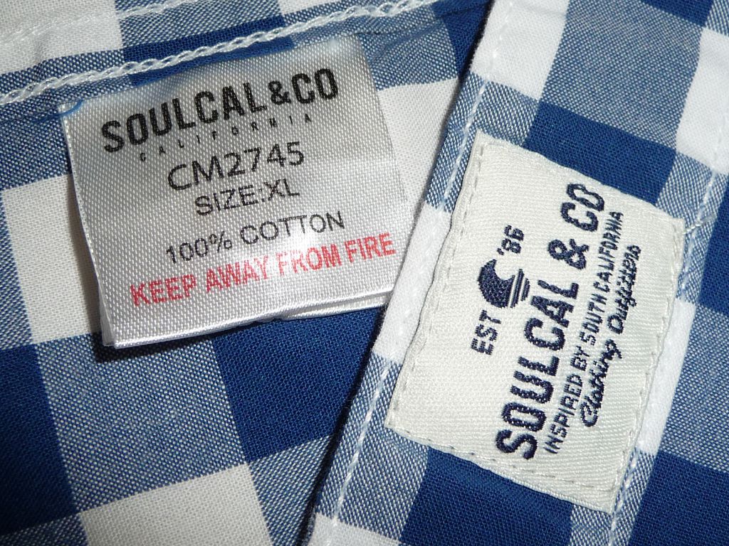 Рубашка летняя "SOULCAL&amp;CO".р-XL.Оригинал.100%cotton. - фото фото фото 4