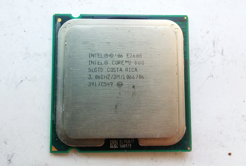 10шт процессоров Core™2 Duo E7600 SLGTD 3.06GHz/3M/1066MHz  LGA775 вживане - фото фото фото 0