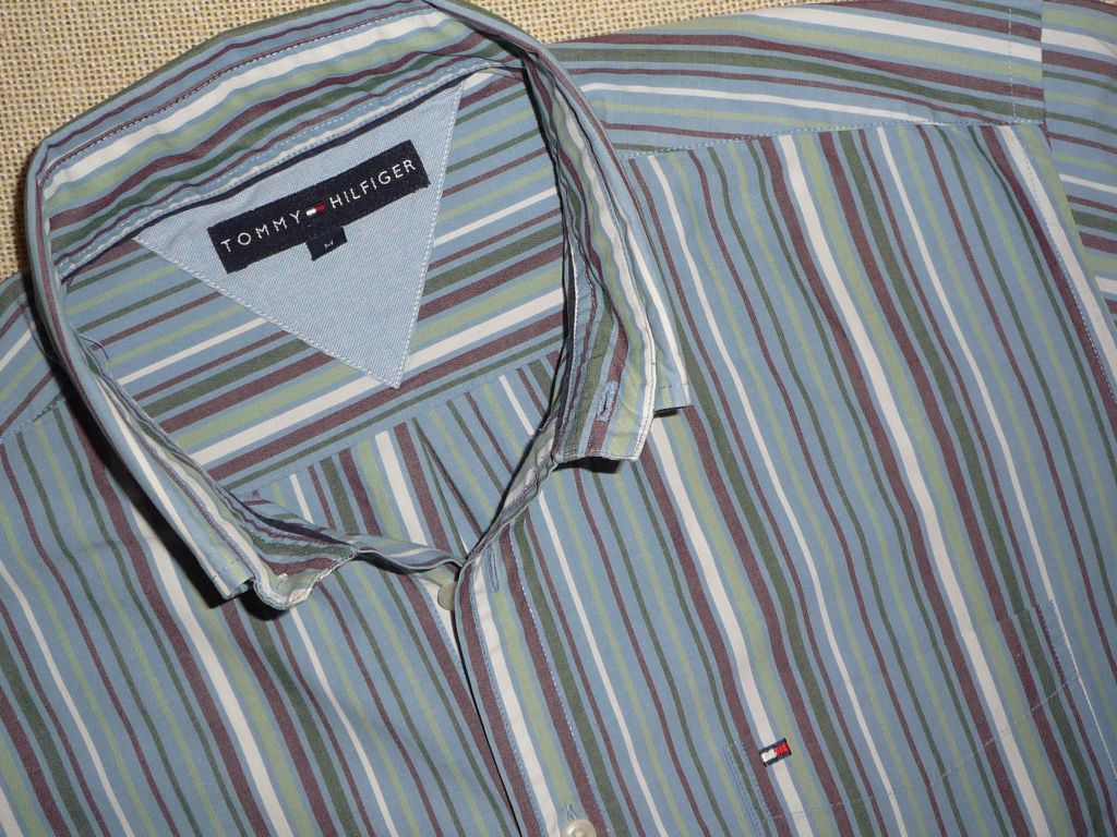 Рубашка "TOMMY HILFIGER".р-M. Оригинал.100%cotton. - фото фото фото 2