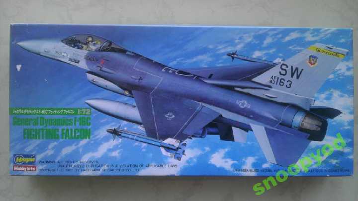 Сборная модель самолета HASEGAWA F-16C 1:72 JAPAN - фото фото фото 0