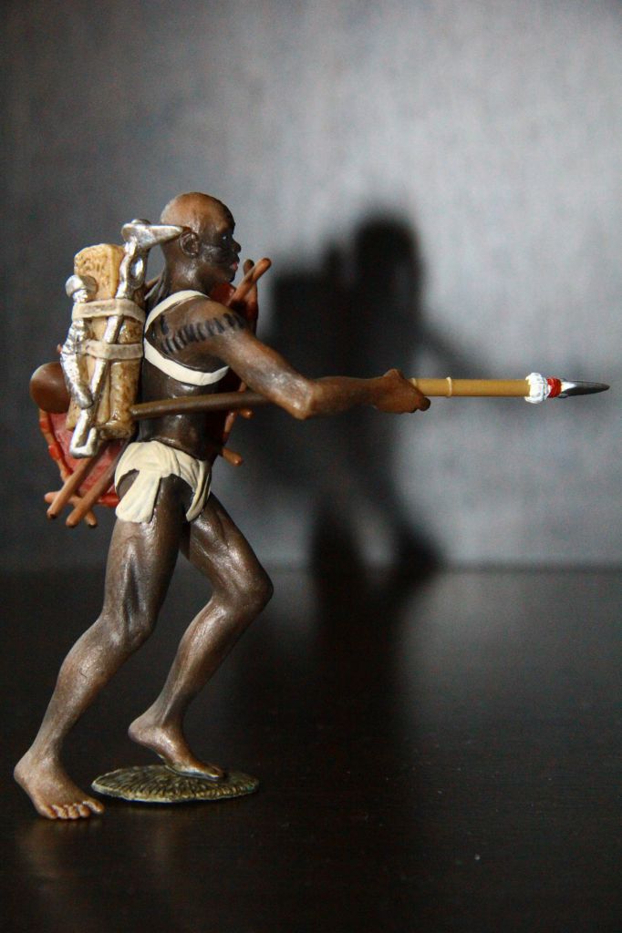 зулус негр SCHLEICH 90-100мм ФРГ - фото фото фото 1