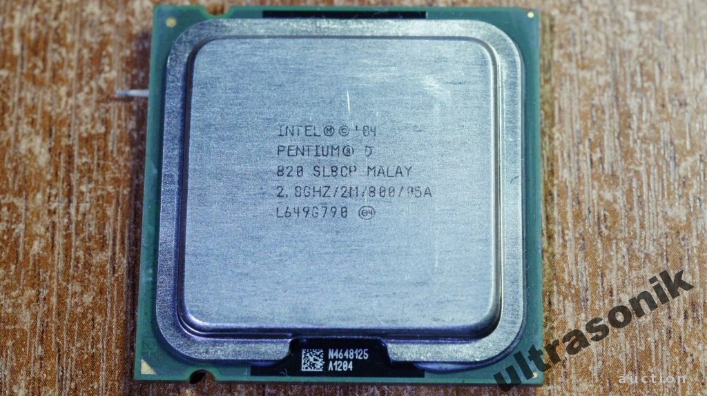 100шт процессоров LGA775 Pentium D 2.80GHz/2Mb/800MHz модели 820 / 336 / 521 Вживане - фото фото фото 1
