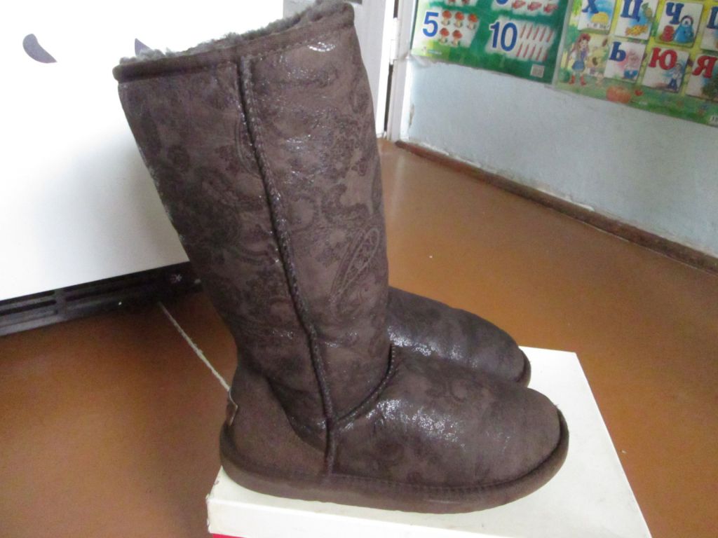 Цегейка UGGоригінал 36р-37р кожа зима високі - фото фото фото 4