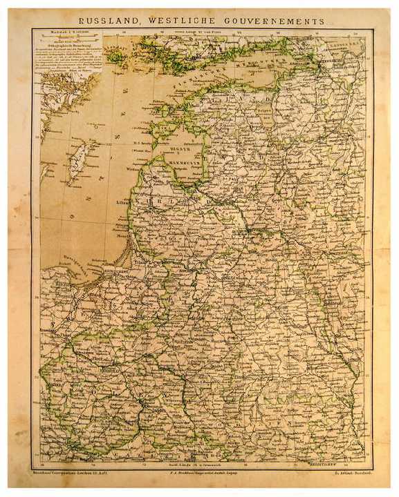 Карта Россия. Западные провинции 1882-87 ОРИГИНАЛ - фото фото фото 0