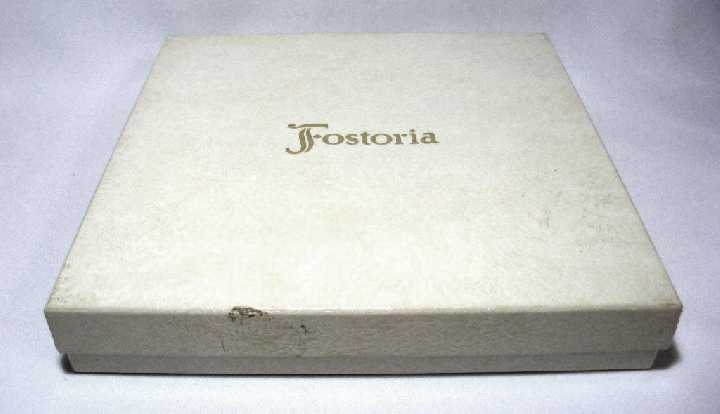 Тарелка 1 Сувенир Стекло Fostoria США - фото фото фото 6