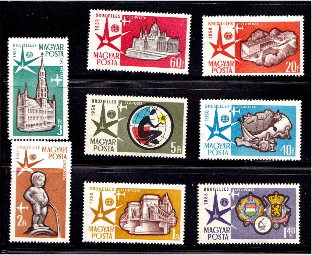 Авиация . Венгрия  1958 г MNH - фото фото фото 0