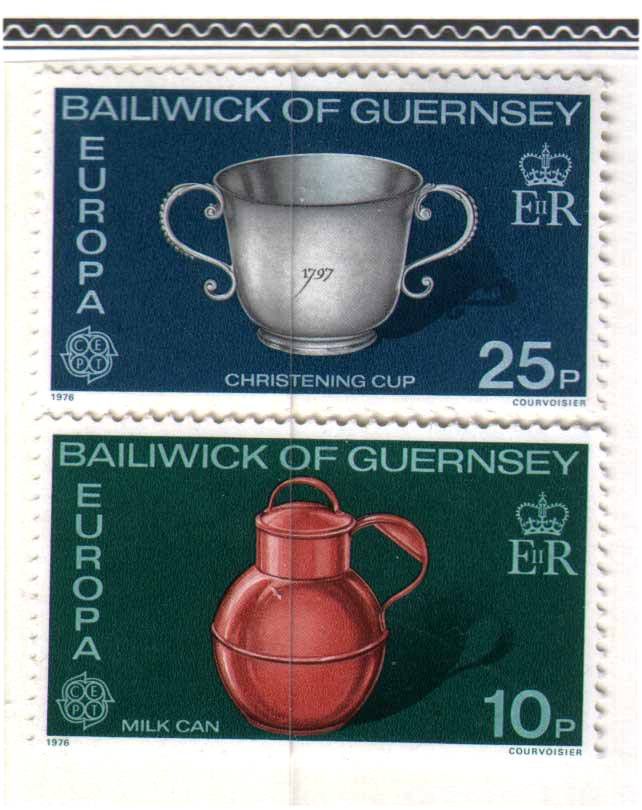 ZM - UK  Гернси 1976 г MNH - посуда - фото фото фото 0
