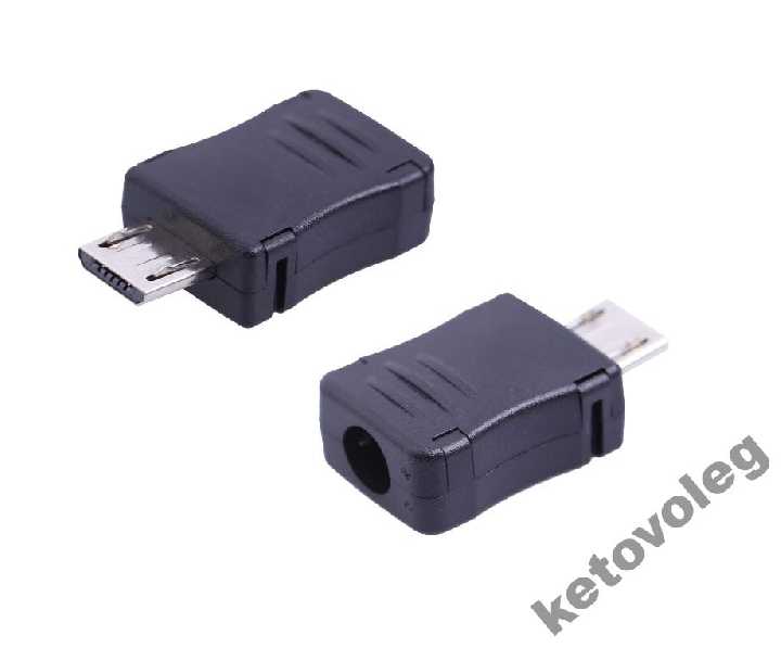 Разъем micro USB 5 pin тип T 2-шт - фото фото фото 0