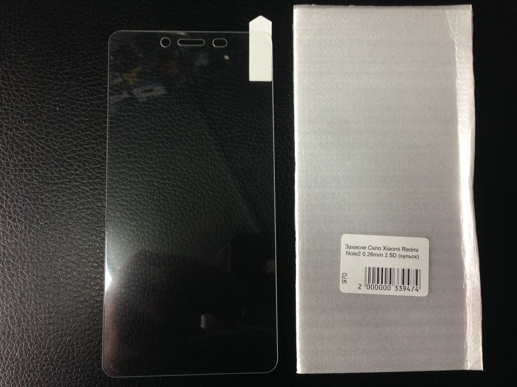 Защитное стекло для Xiaomi Redmi Note 2 2.5D 9H - фото фото фото 0