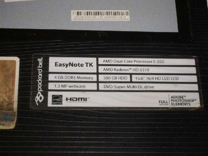 Верх корпуса PackardBell Easynote TK11BZ - фото фото фото 2