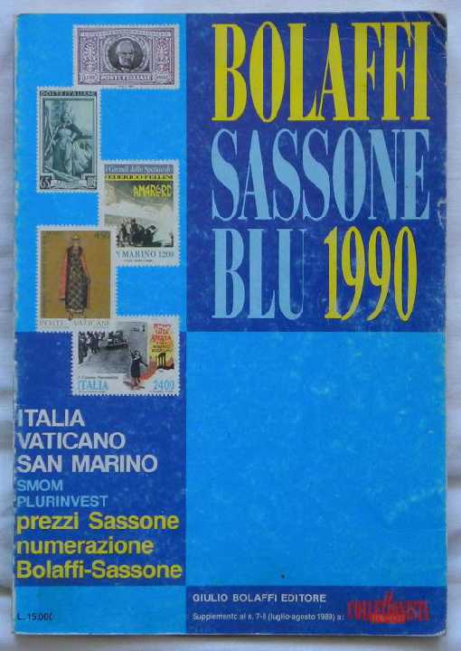 BOLAFFI SASSONE BLU 1990 - фото фото фото 0