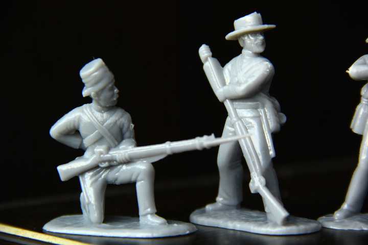 солдаты конфедерации Юга США Armies in Plastic 54мм - фото фото фото 2