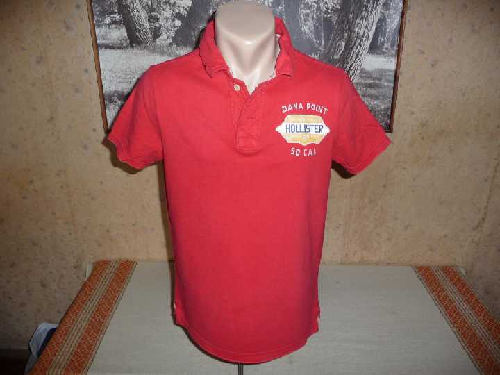 ФУТБОЛКА POLO-HOLLISTER.р-М ОРИГИНАЛ-100%cotton. - фото фото фото 2