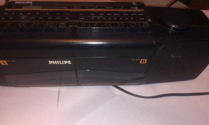 Магнитола Philips, 2-х кассетная AW7092. - фото фото фото 6