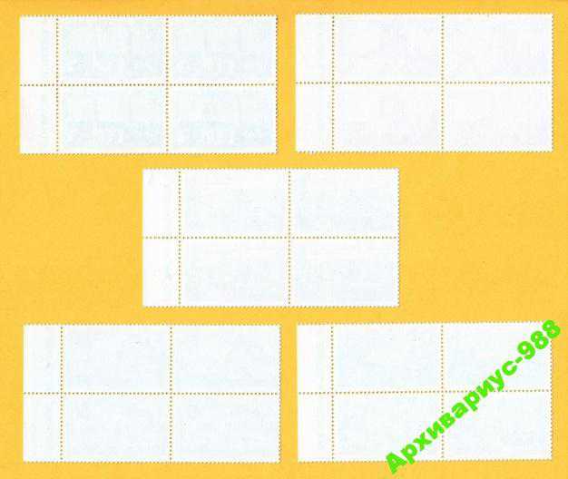 КИПР ТУРЕЦКИЙ 1980 КВАРТБЛОК Колонии КБ 5шт MNH** - фото фото фото 1