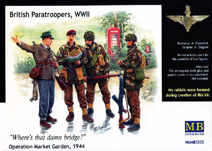 Master Box 3533 British Paratroopers, WWII - фото фото фото 0