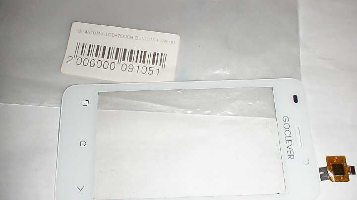 Touch screen Сенсор GoClever Quantum 4 White - фото фото фото 0