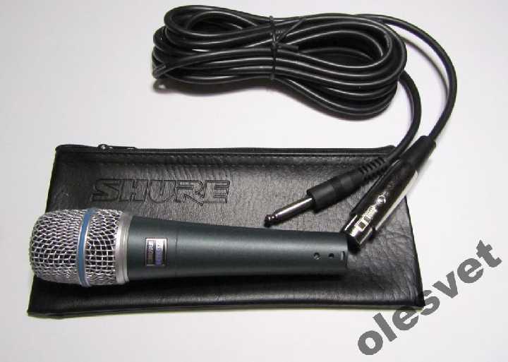 МИКРОФОН SHURE Beta 57A шнур 4,4 м. А - класс - фото фото фото 5