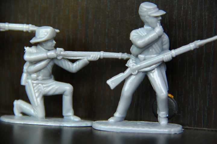 солдаты конфедерации Юга США Armies in Plastic 54мм - фото фото фото 6
