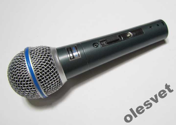 МИКРОФОН SHURE Beta 58A А класс + кнопка - фото фото фото 0