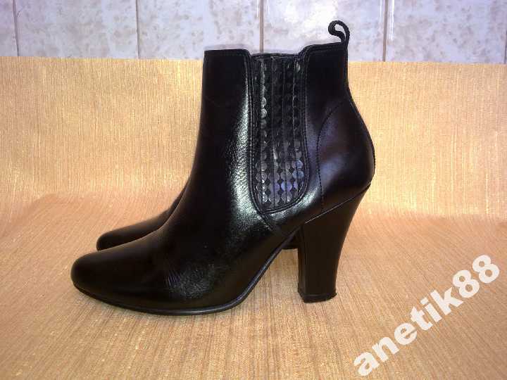 ПОЛУСАПОГИ = HUSH PUPPIES = 100% НАТ КОЖА  38-39р. - фото фото фото 2
