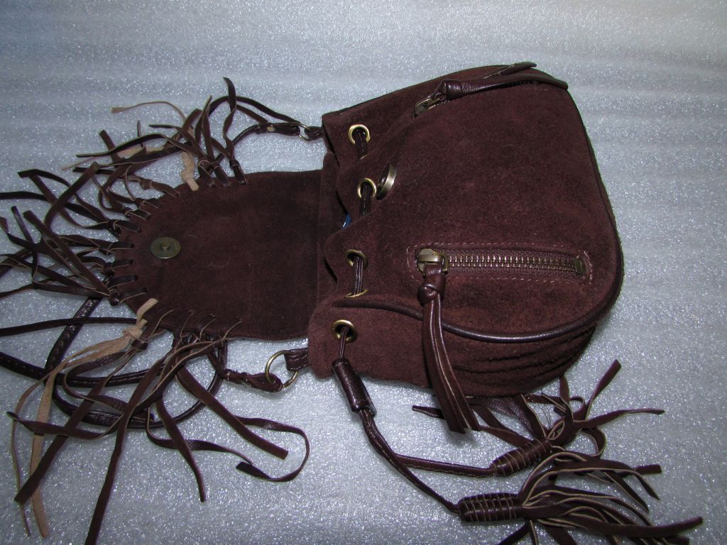 КРАСИВАЯ МОДНАЯ ЗАМШЕВАЯ СУМКА crossbody ~TOPSHOP~ ИНДИЯ - фото фото фото 3