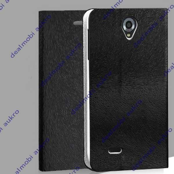 Чехол книжка для Lenovo A850  чёрный - фото фото фото 0