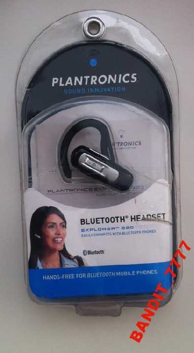 Plantronics Explorer 220 Bluetooth Гарнитура - фото фото фото 1