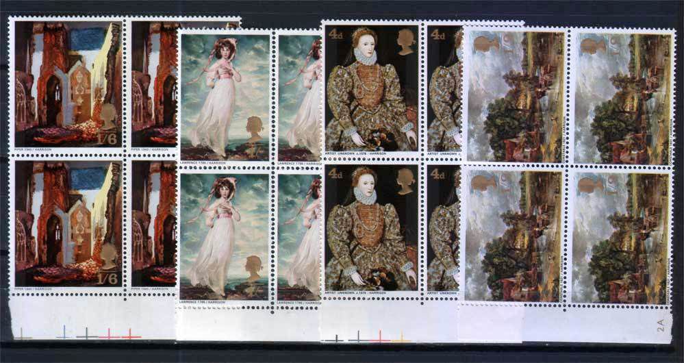 ZM  UK / Великобритания 1968 г MNH - кв/блоки - фото фото фото 0