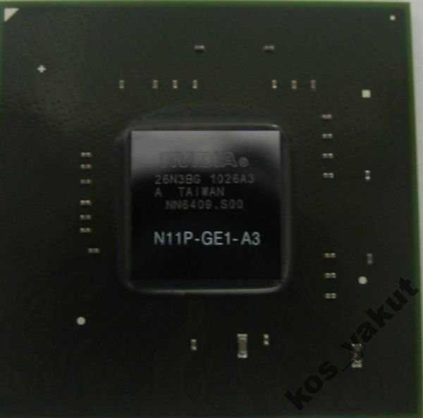 чип BGA nVidia GeForce GT330M (N11P-GE1-A3) 2010+ - фото фото фото 0