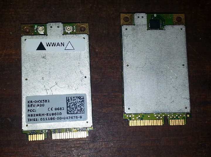 DELL 5520 DW5520  GSM / UMTS модем miniPCI-E   KR-0KX582 - фото фото фото 0