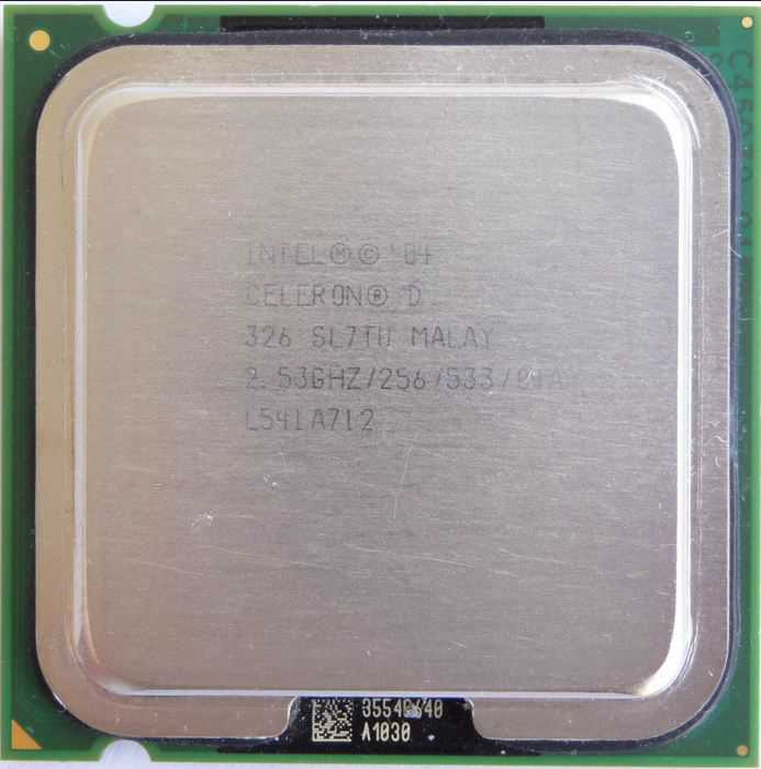 s775 Celeron D 326 2.53GHz/533MHz/256Кб   (Prescott) - фото фото фото 0