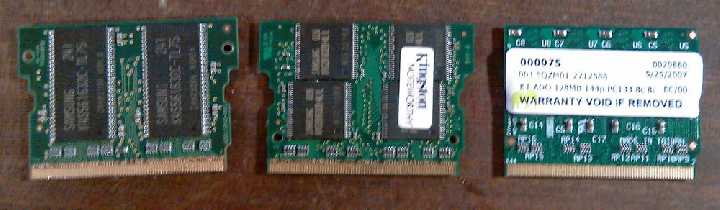 Micro DIMM 144pin 128MB PC133 Sony Toshiba - фото фото фото 1