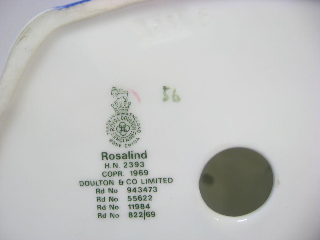Статуэтка Rosalind Фарфор Royal Doulton Англия - фото фото фото 7