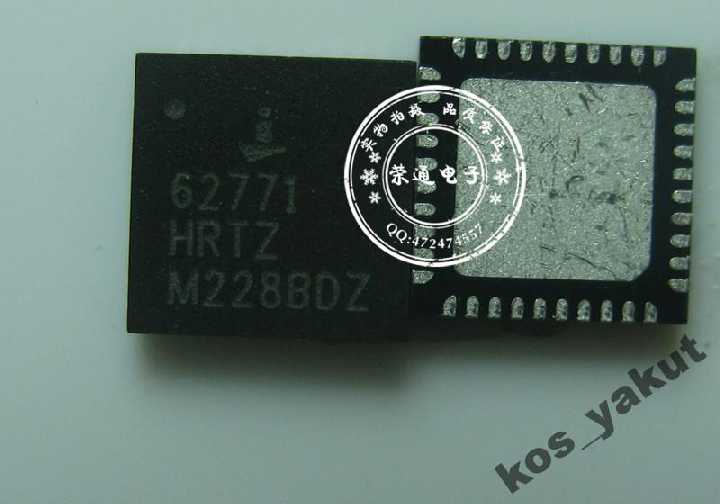 Шим, Intersil ISL62771HRTZ pwmIC, QFN40 - фото фото фото 0