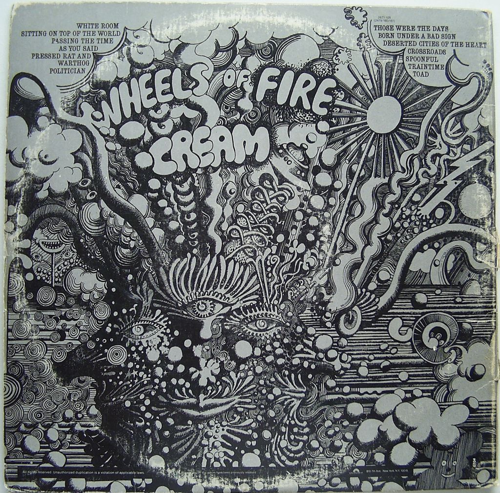 CREAM Wheels Of Fire 2LP VG-/G - фото фото фото 2