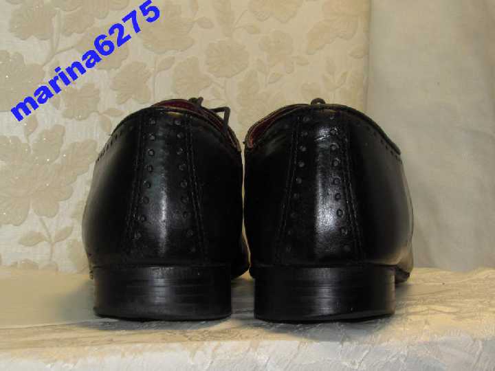 ТУФЛИ БРОГИ 100% КОЖА~HELLFOR LEATHER~ИНДИЯ 40-41 - фото фото фото 4